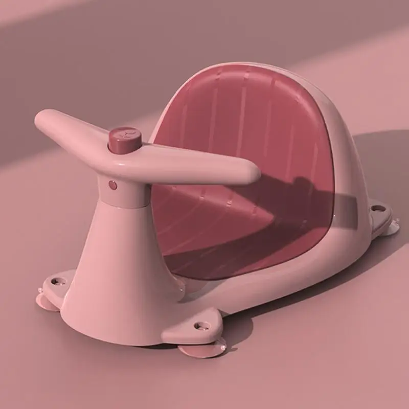 Baby Bath Chair Cartoon Whale Shaped Baby Bath Seats Non-Slip Bath Seat For Babies Safety Bathroom Seats With Water Sprayer For