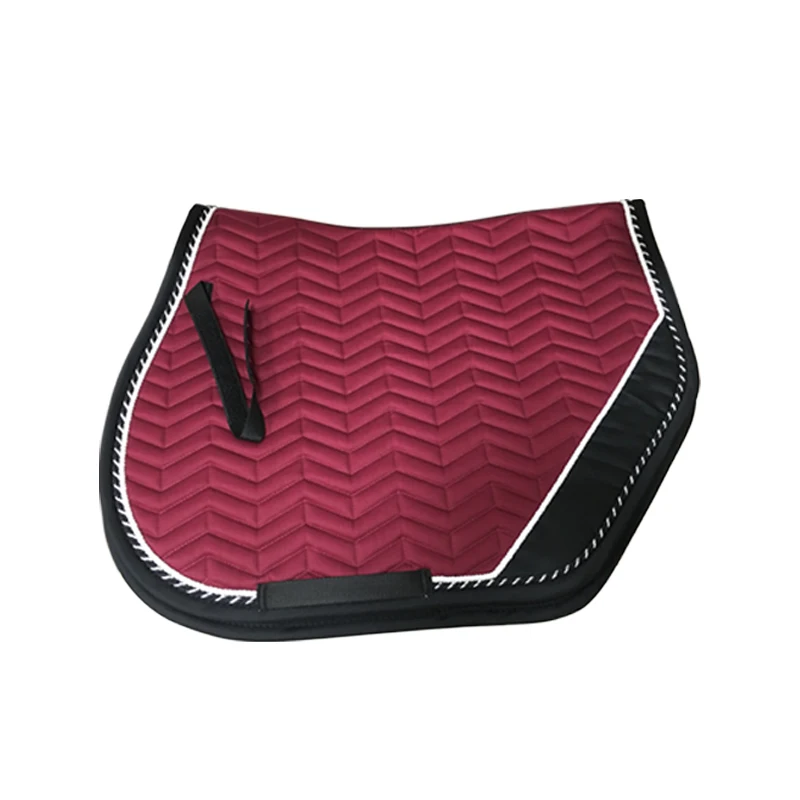 Horse Riding Saddle Pad Full Cotton Cloth Lining Jumping Saddle Pad Blue Saddle Cushion Decorate Cord верховая езда