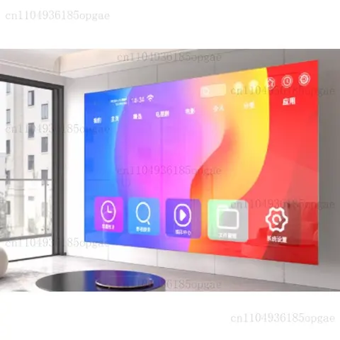 Smart TV 4K sin marco de 100", WiFi Android TV con control por voz, pantalla LED ultrafina (65/75/100/110 pulgadas)