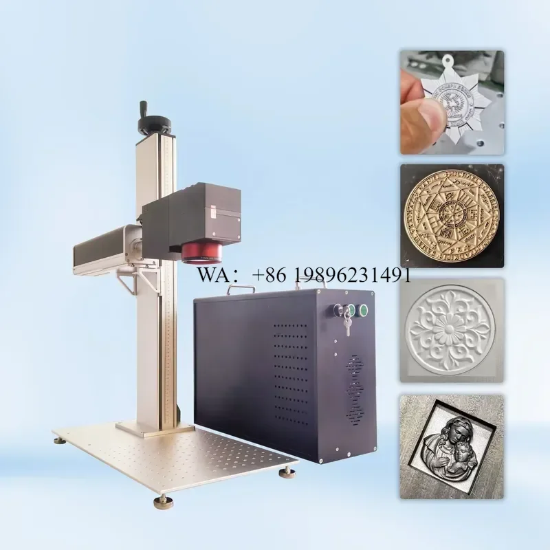 Wmwmnu 3D JPT Fiber Marker Deep Relief Engraving for Metal Stainless Steel Jewelry