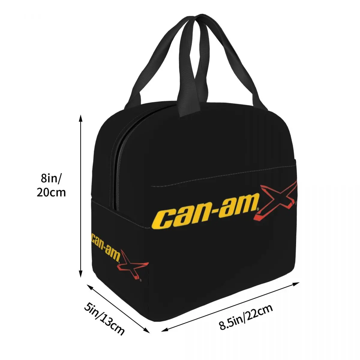 Can I Am Team Motocycle Merch Insulated Lunch Tote Bag For Travel Food Storage Bag Reusable Thermal Cooler Lunch Box