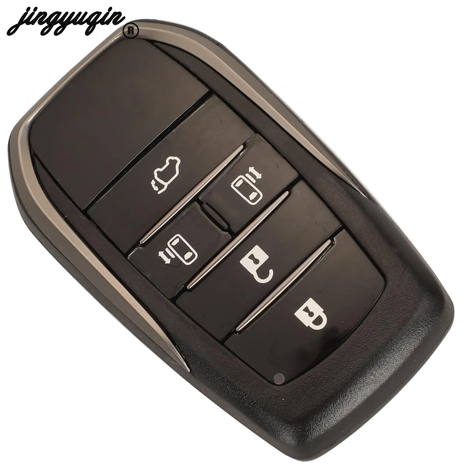 Jingyuqin 5/6 Bottoni Flip Chiave A Distanza Dell'automobile Borsette Fob Della Copertura Della Cassa Per Toyota Vellfire Alphard Sostituzione Con Lama Uncut