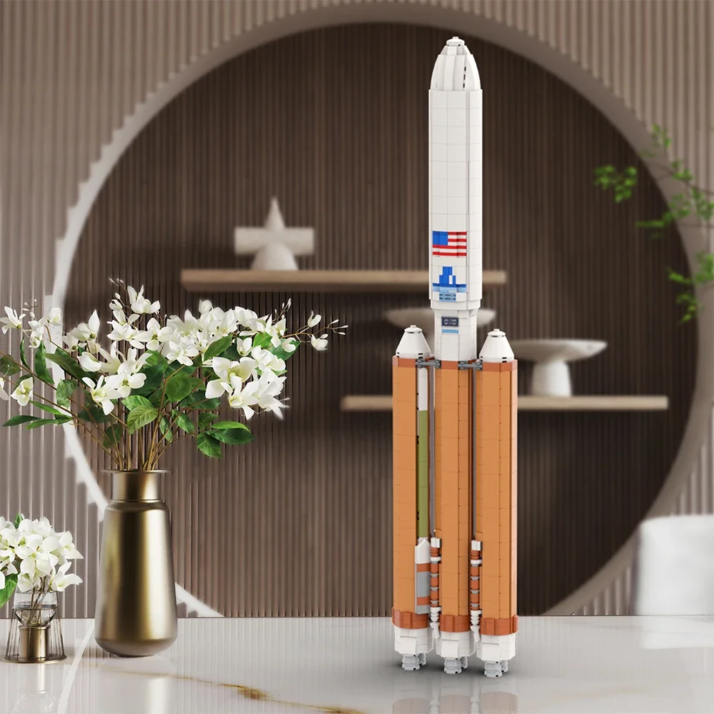 

MOC-121058 1:110 V Bricks Heavy Exploration Space Rocket Launch System Building Blocks Set Educational Toys For Children Gifts