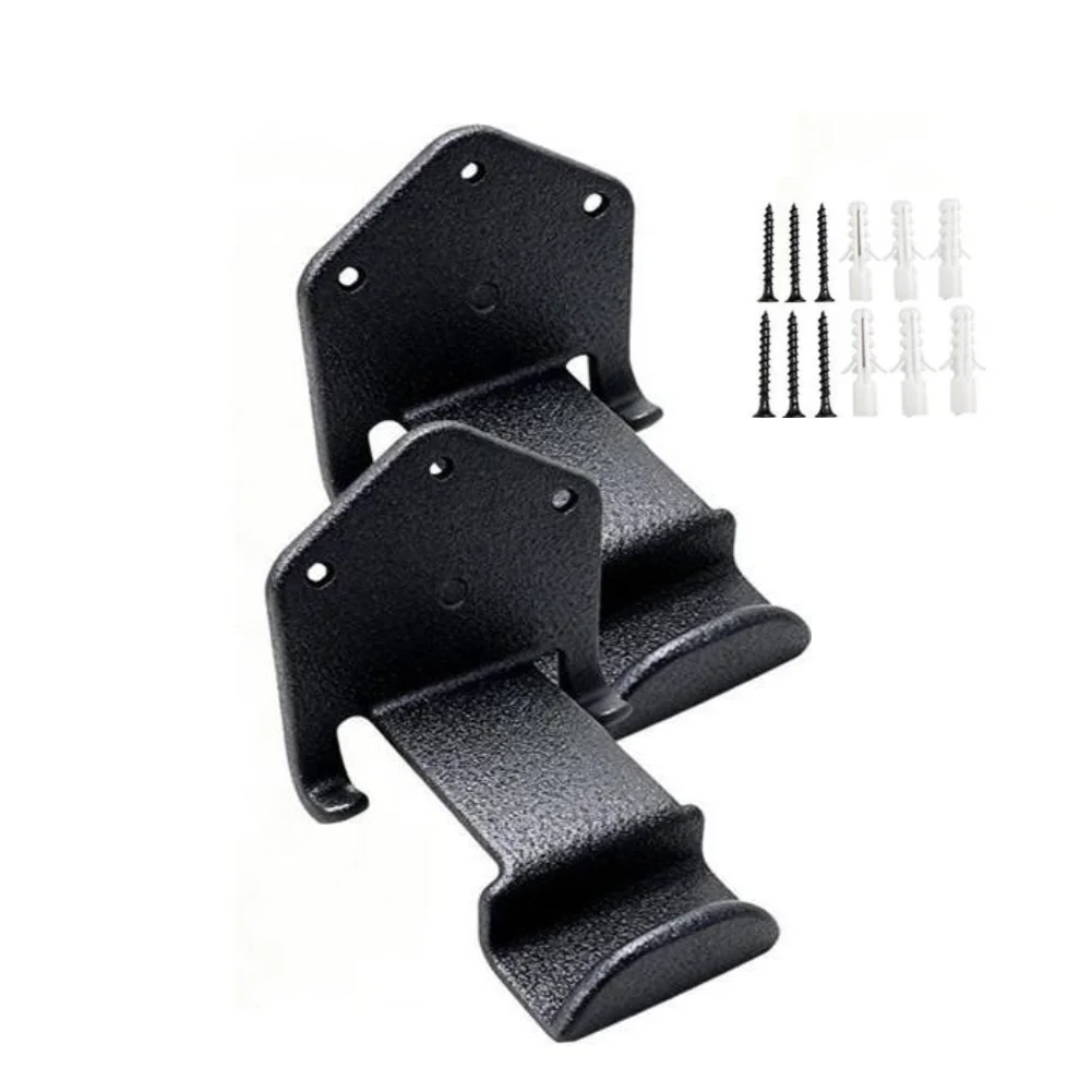 

Настенный держатель для садового распылителя для ранцевого воздуходувного аппарата – металлическая подставка-органайзер для инструментов с резиновым покрытием, черный, 6,2 дюйма