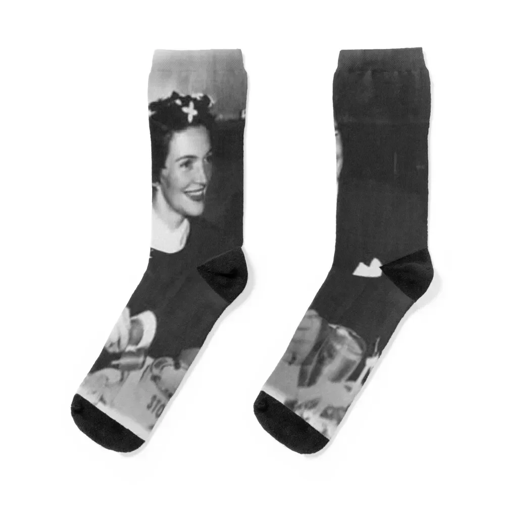 Ronald and Nancy Reagan Socks happy Stockings man Run Socks Female Men's