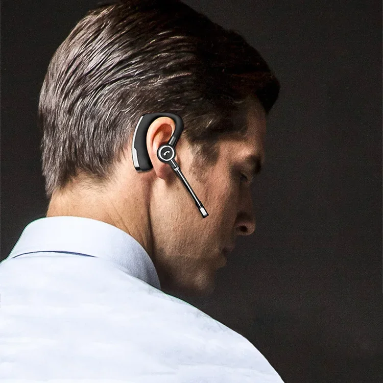 Single Wireless Stereo Bluetooth earphone Handsfree Smart Phone Poc Intercom App Zello Azetti PTT Bt Headset