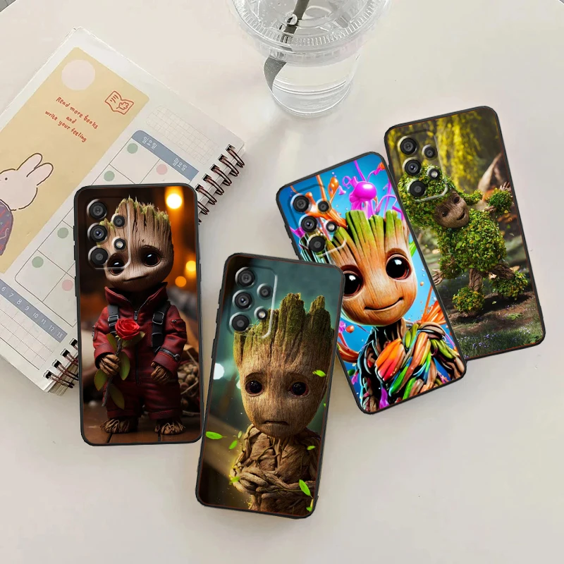 Guardians Of The Galaxy Marvel For Samsung Note 20 10 Ultra Plus A31 A14 A12 A34 A25 A04 A05 A15 A35 A24 5G Black Cover