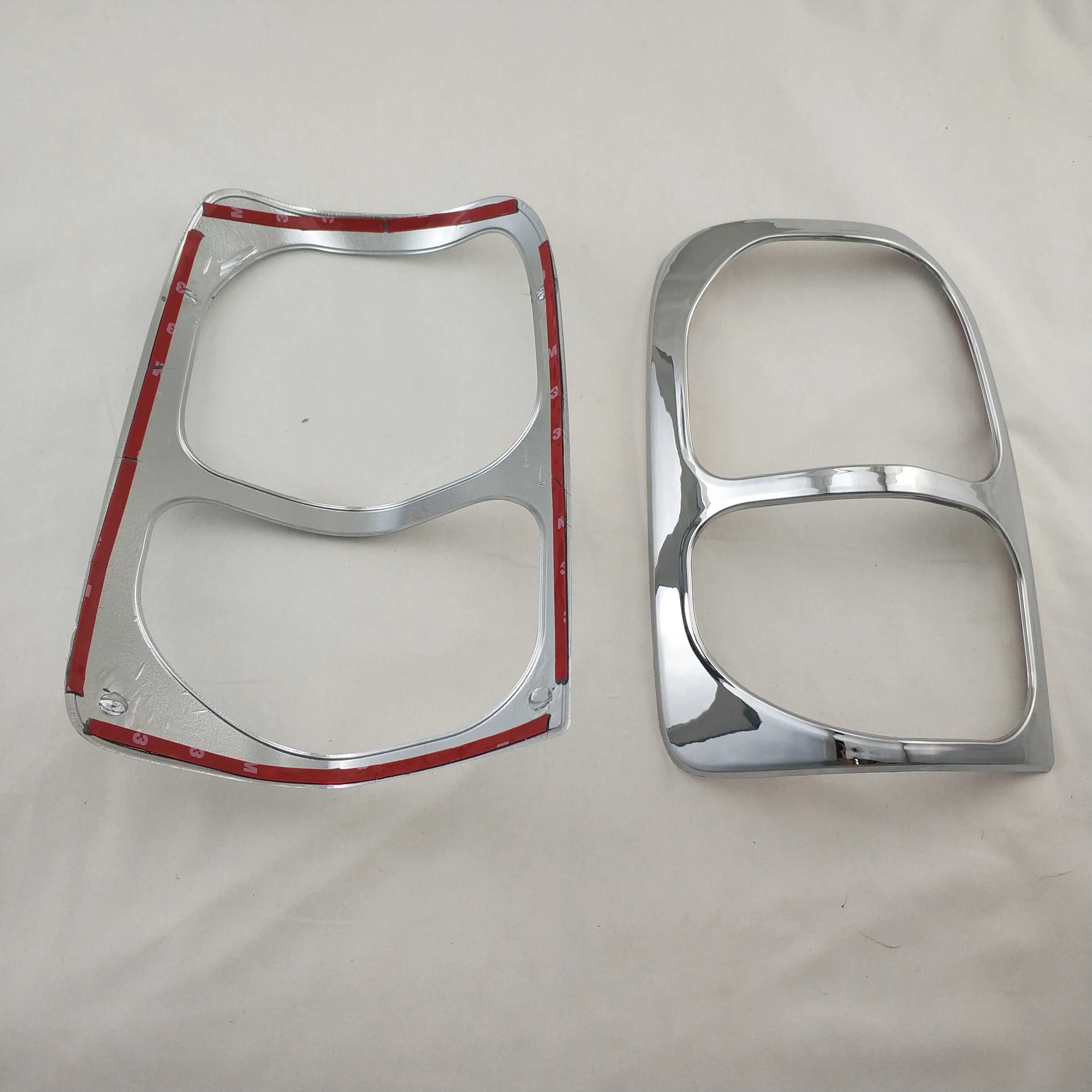 2pcs ABS Chrome Car Accessories Plated Tail Lamp Cover Trim Paste Style For Toyota Hilux Surf 1996 1997 1998 1999