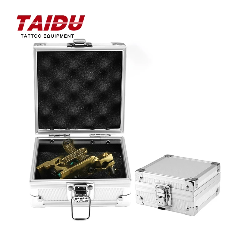 TAIDU Aluminum Alloy  Tattoo Tools Storage Box  Tattoo Machine Toolbox ABS Makeup Suitcase Tattoo Equipment