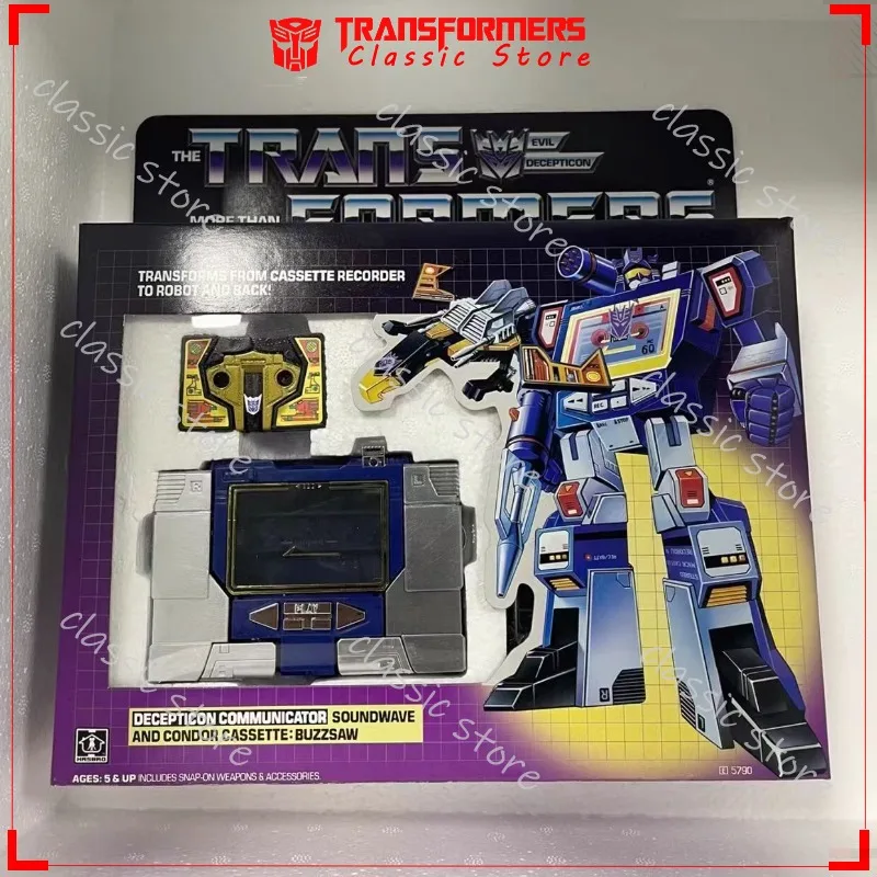 In Stock Classic Transformers Toys G1 Reissue KO Edition Soundwave&Condor Cassette:Buzzsaw Cybertron Autobots Action Figures