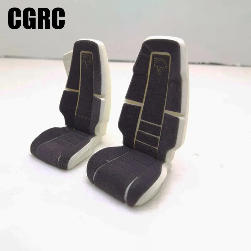 2pcs Cabs seat sticker For 1/14 Tamiya RC Truck Volvo 56360 56362 Trailer Tipper DIY Upgrade Parts