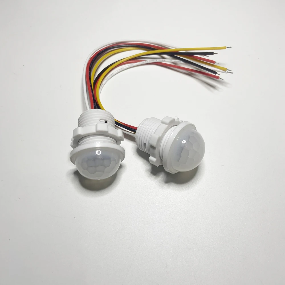 Super Mini 12Vdc Infrared Detector Small Size Ceiling Motion Sensor NO Signal Movement To NC Silence Output Not Relay