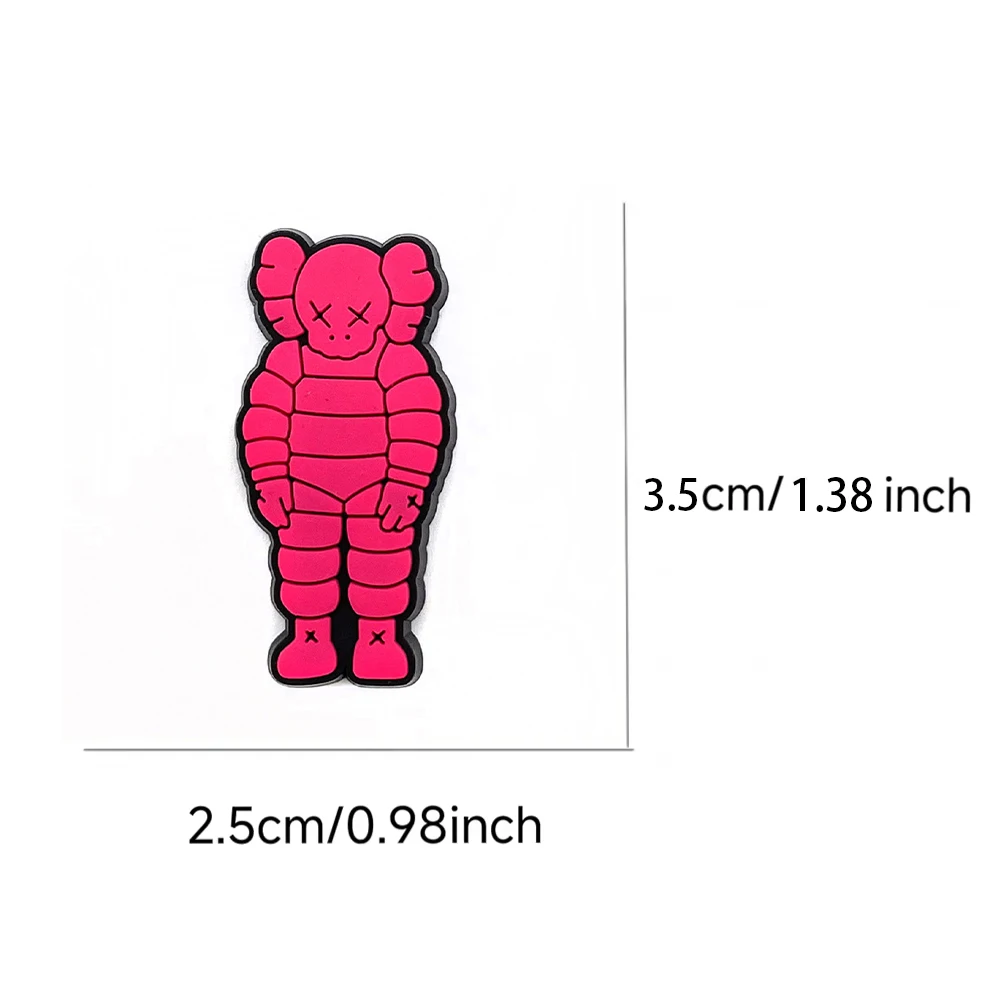 Hot sales 1-18pcs Hot Toys Cartoon Series PVC Shoe Accessories DIY Creativity Detachable Sandal Wristbands Party Decorations image 2