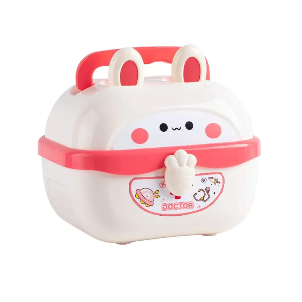 Simulação dentista caixa médico fingir role play kit fingent jogar brinquedos jogo educativo criança estetoscópio médico conjunto azul/rosa