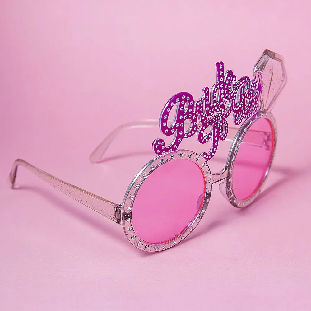 Bride To Be Glasses Pink Bling Diamond Products Bride Sunglasses Eye Decoration Bachelorette Hen Party Wedding Supplies Props