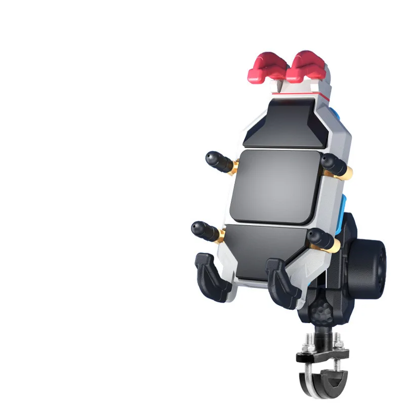 

Новая противоударная подставка для смартфона с восемью когтями, навигационный кронштейн, крепление на руль, противоугонная велосипедная поддержка мобильного телефона, водонепроницаемая