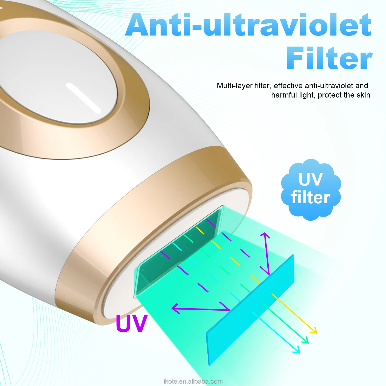 가정용 Ipl Icy 핸드 헬드 레이저 제모기, 무통 미니 제모기, 핫 세일
