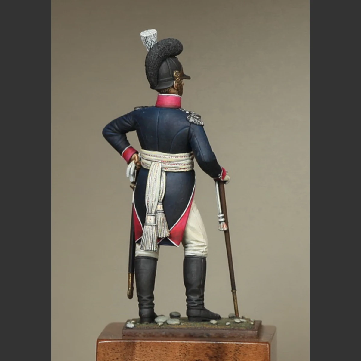 Figurine en résine non peinte, 54mm, kit de modèle, objet militaire, officier de Wurttingen, GK non assemblé et non peint