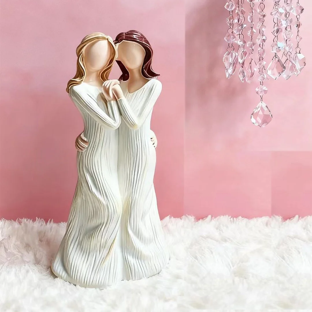 Gifts For Friend Women Sister Birthday Gifts From Sisters Friendship Resin Sister Figurines Ornament Pretty For Home Bedroom