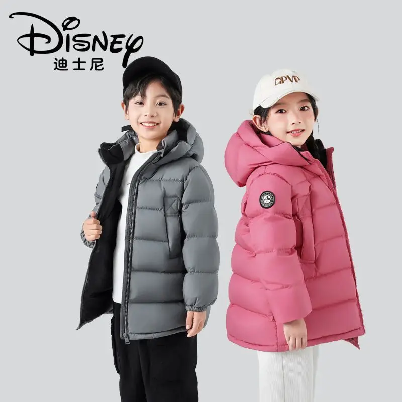 

Cartoon Disney Mickey Multi-Colors Jacket Teenager Waterproof Oil-Resistant Breathable Down Jacket Winter Windproof Down Coat
