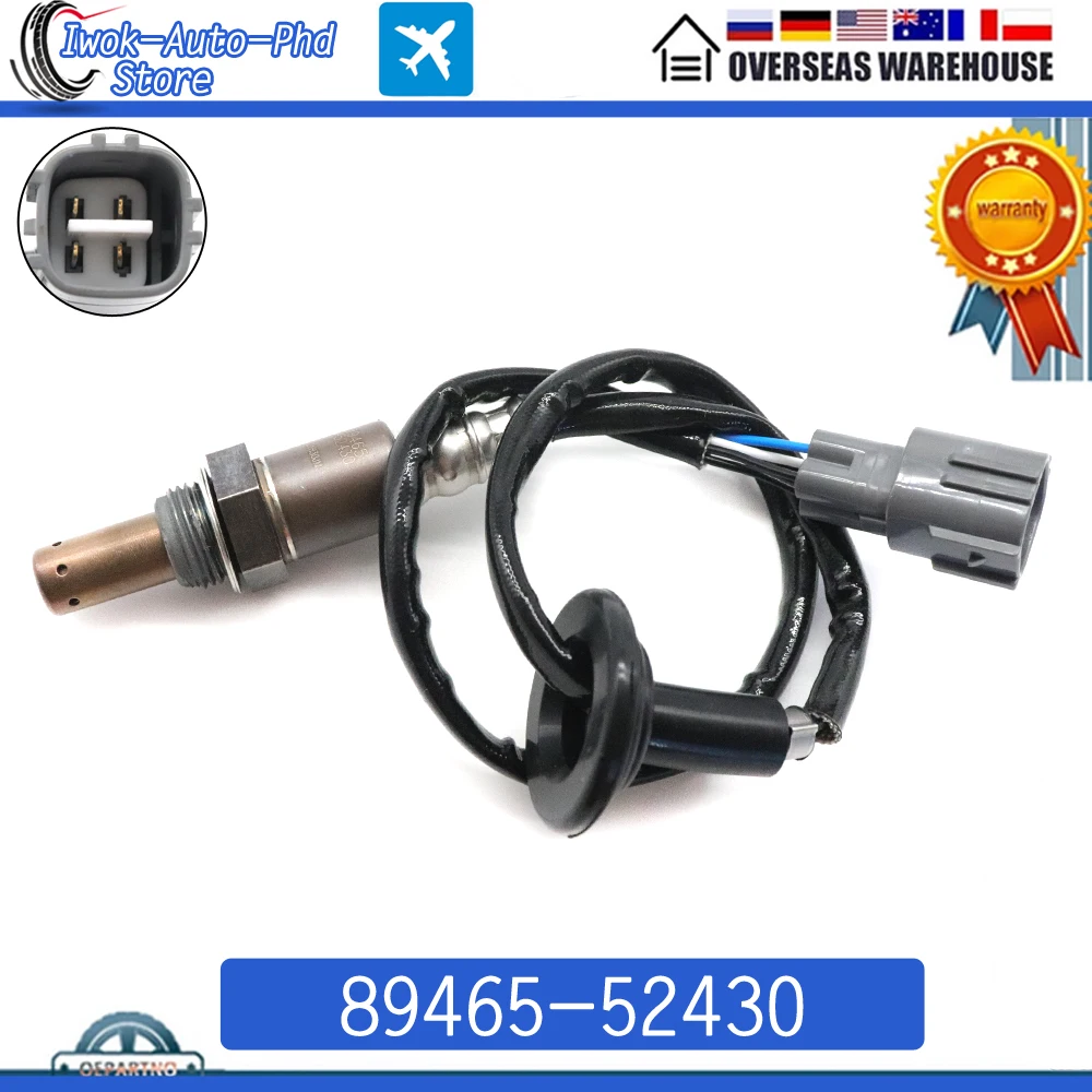 89465-52430 Rear Air Fuel Ratio Lambda O2 Oxygen Sensor for Toyota Yaris 2006-14 Echo 00-05 Scion xA xB 04-06 Downstream