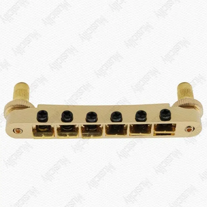 

Гитарный бридж Wilkinson M Series Gold Nashville Style Tune-O-Matic с узкими седлами для гитар в стиле LP и SG