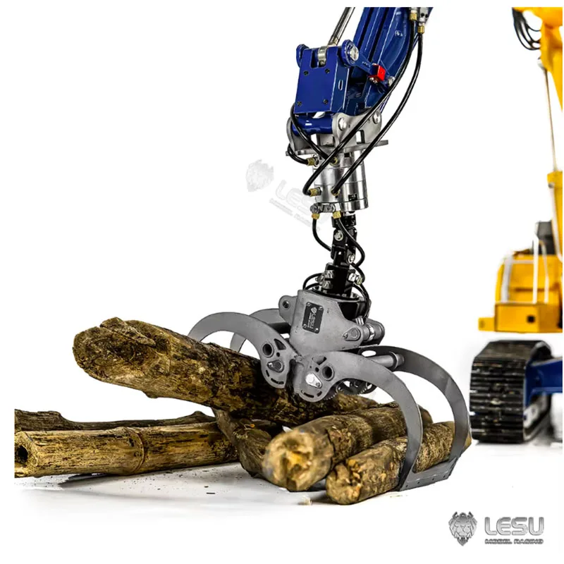 LESU RC 1/14 Metal Wood Clamp for Remote Control Hydraulic Excavator 374F 945 SK500 ET26L ET35 Digger Upgraded Parts Toy