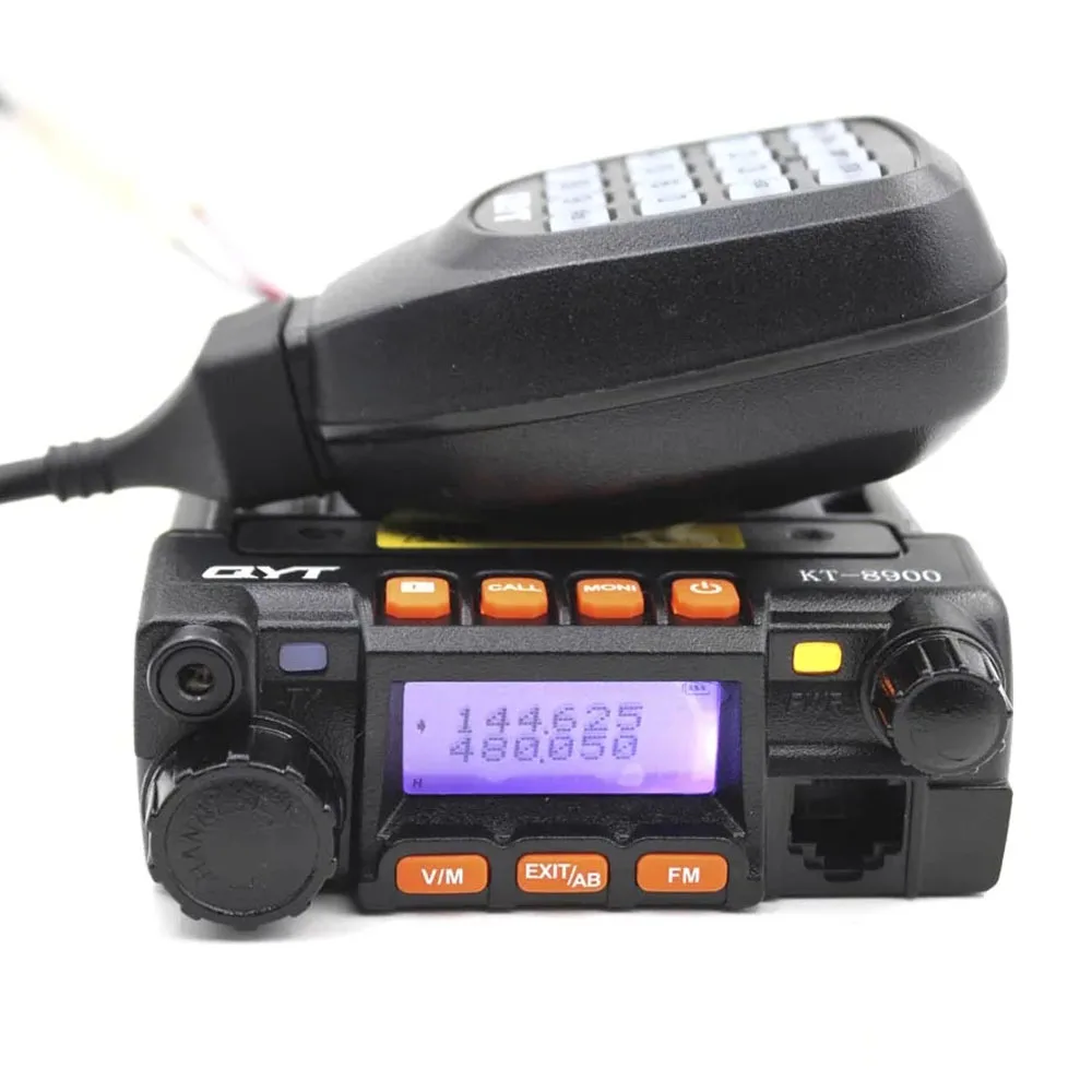 QYT KT8900 25W Mini Radio UV Transceiver DTMF Mobile Radio kt-8900 Dual band 136-174&400-480MHz Walkie Talkie