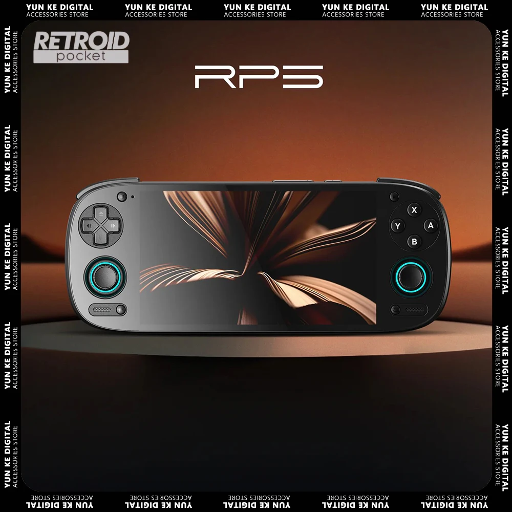 Retroid Pocket 5 Sd865 8+128g Rp5 5.5 Inch Oled Hd Screen Bluetooth 5.1 Android Pocket Handheld Gaming Console Custom For Gift