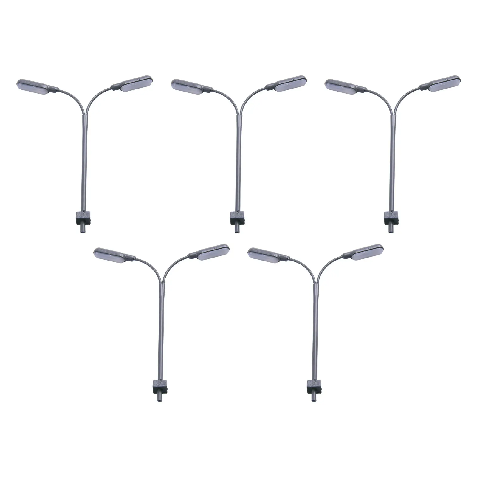 N Scale LED Street Lamp Gauge 1160 Landscaping Model Platform Light Pack of 5 Bright and Reliable Illumination