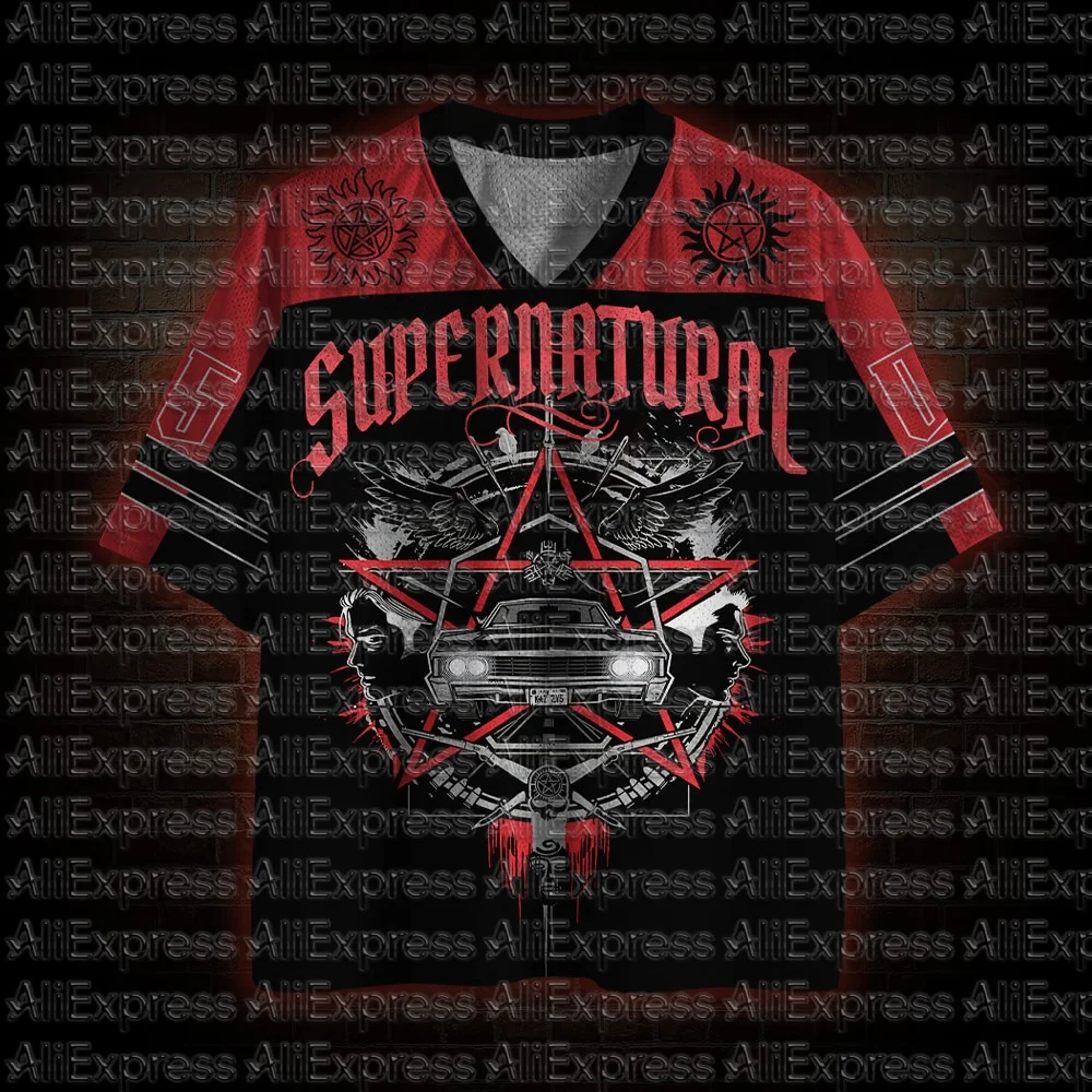 2026 New Movie Sports Fashion Adult and Children's Short Sleeve V-neck Street Eye Clothing Gothic Style Horror Fans Gift