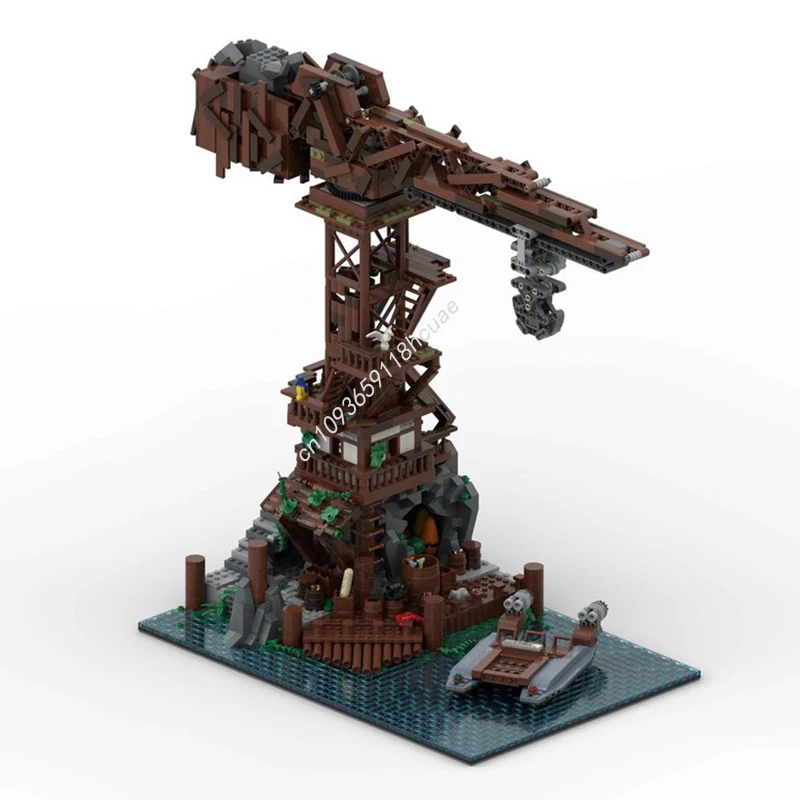 

2915 шт. MOC City MOC Building 03 - Harbour Crane Ninjagoes Family Fun DIY Строительные блоки Вдохновляет творчество и сотрудничество