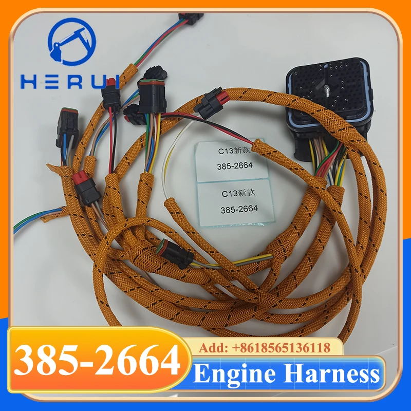 385-2664 3852664 for Excavator 345D/349D Engine Harness New C13 Engine Wiring Harness