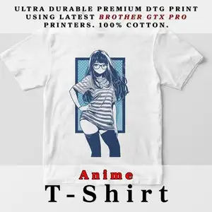 Anime Girl Shirt, Manga Style, Pointing Kawaii Otaku Gift