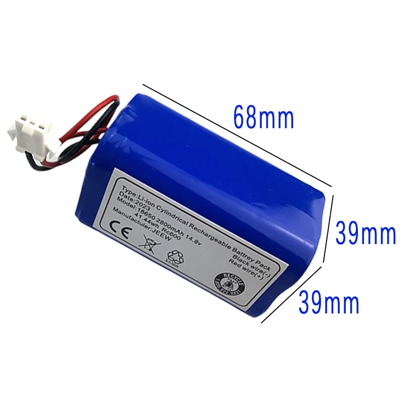 14.4V 14.8V 4800mAh Li-ion Battery For Cecotec Conga 1290 1390 1490 1590，360 C50 LIFERO RX9 Midea i3 i3pro F2TB Robotic Vacuum C