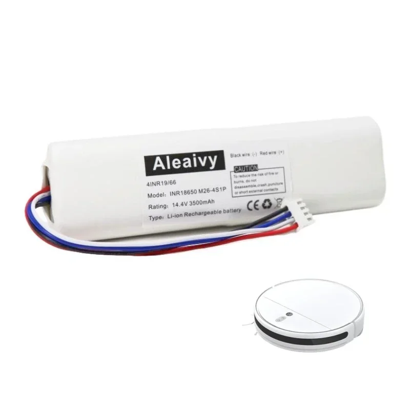 Batería de iones de litio de repuesto de 14,4 V 3500mAh P2051-4S1P-ZM para Xiaomi Mi Robot aspirador Mop 2C STYTJ03ZHM