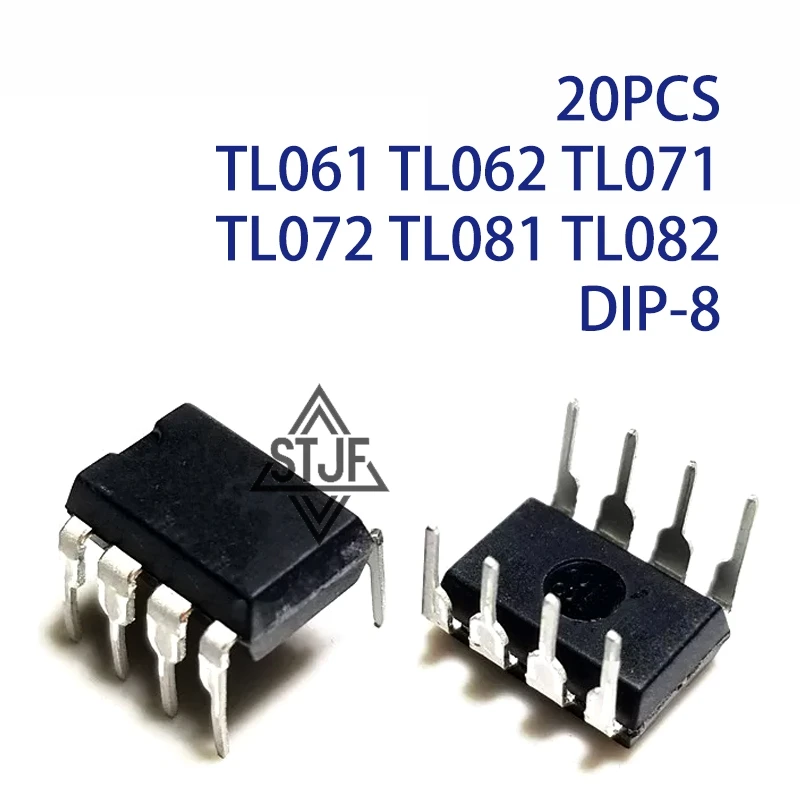 20PCS TL061 TL062 TL071 TL072 TL081 TL082 DIP-8
