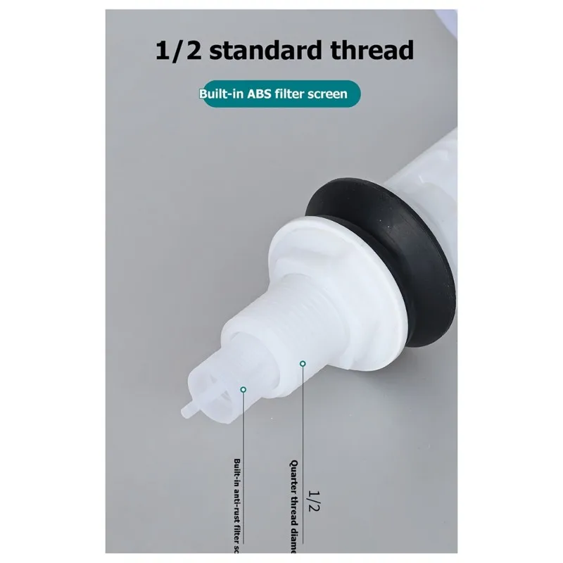 A93E-Universal G1/2 For Bottom Water Supply Toilet Tank Replacement Parts High Flow Water Inlet Valve Toilet Fill Valve
