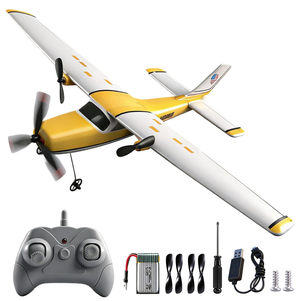 FX801 RC Flugzeug EPP Schaum Segelflugzeug Fernbedienung Flugzeug 2,4G 2CH RTF Feste Spannweite Flugzeug Kämpfer Spielzeug Geschenke für Kinder
