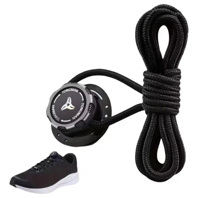 6 sztuk w zestawie/1 para zapięć do butów bez wiązania - Obrotowe klamry do butów sportowych i outdoorowych - Unisex, szybkie regulowanie - Wstępnie zamontowane