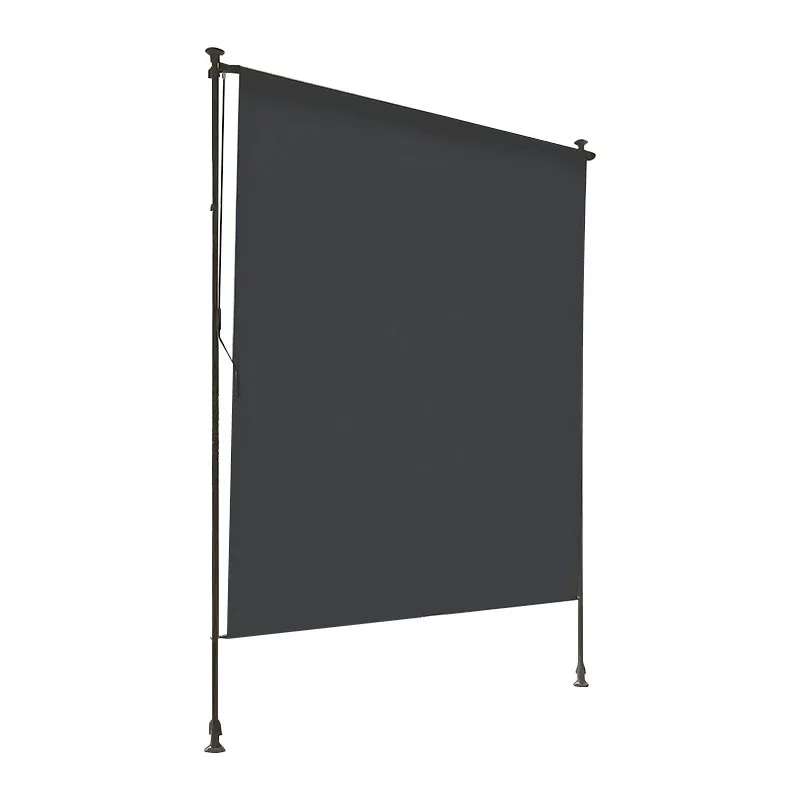 

Villa courtyard sunshade balcony manual windproof roller shutter