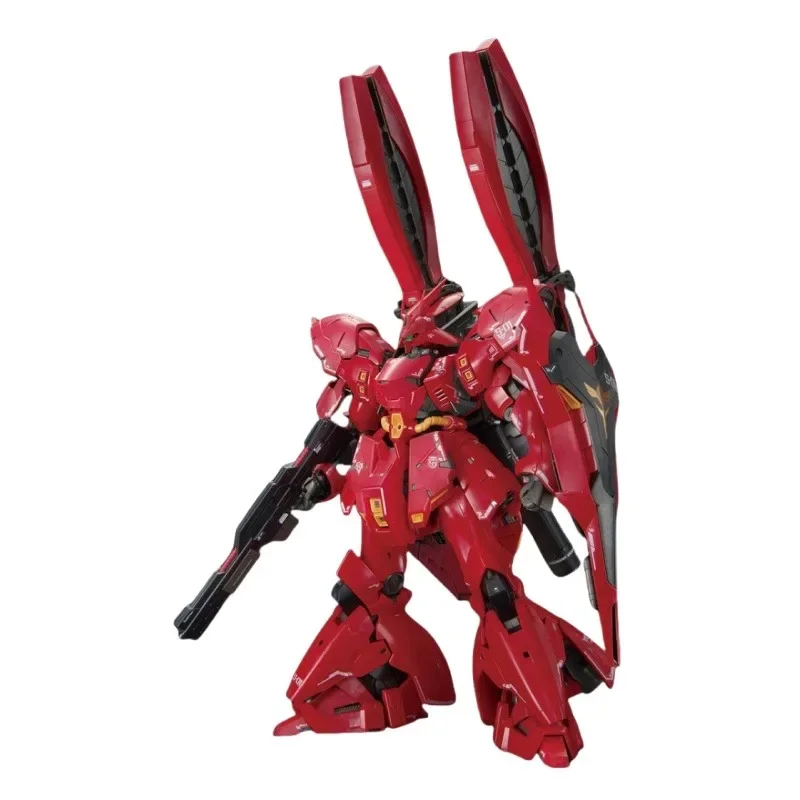 Bandai en Stock Original RG 1/144 GUNDAM Anime Figures MSN-04FF SAZABI GUNDAM Action Figure Jouets PVC Modèle de Collection pour Enfants