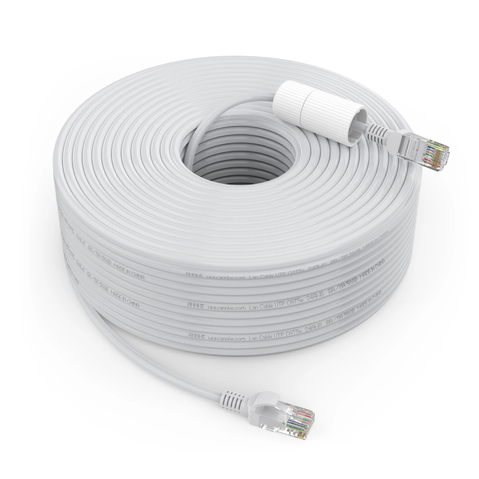 Annke 30M 100ft Rj45 Cctv Ethernet Netwerkkabel Lan Snoer Poe Kabel Voor Poe Ip Camera Nvr Concatenon