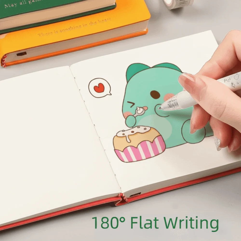 96 Sheets Square Blank Notebook Thickened Inner Page 192 Pages Travel Painting Sketchbook Not Easy To Seep Color Watercolor Book