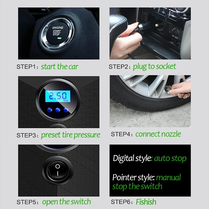 Category image: Fully Automatic Car Tire Inflator