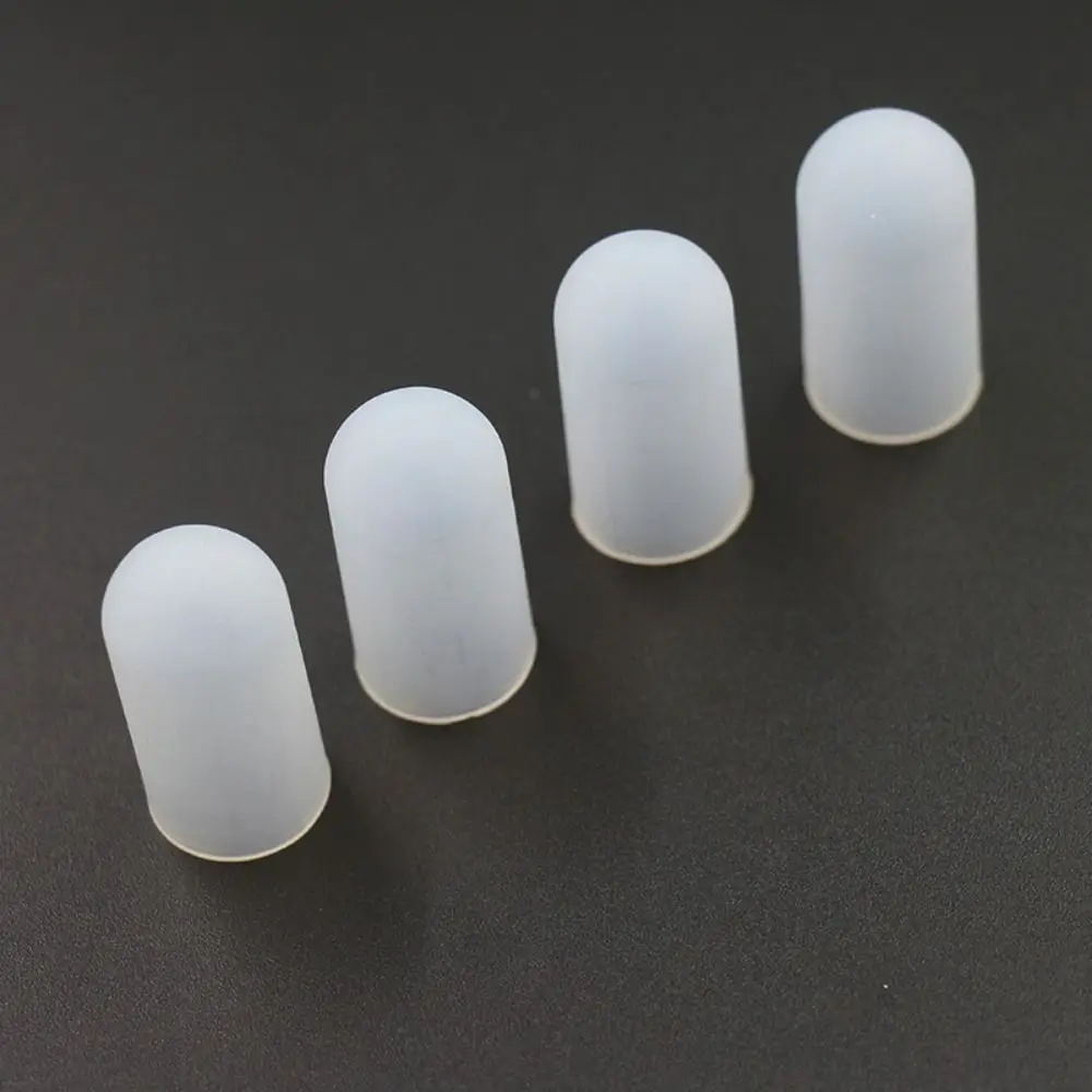 5/10 Pcs High Temperature Resistant Silicone Finger Protector Transparent Heat Insulation Finger Sleeves Antistatic