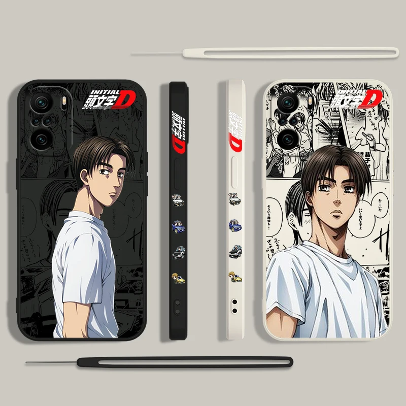 Чехол для телефона Initial D Fujiwara Takumi для Xiaomi Redmi Note 13 12 12Pro 11 11S 11T 10S 10 Pro Plus