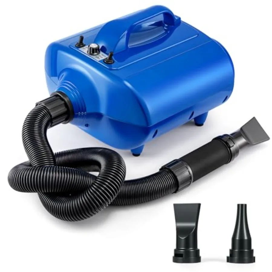 

Профессиональный высокоскоростной фен-воздуходувка для груминга животных с двойным мотором, высокопроизводительный фен для собак и других питомцев, большой размер