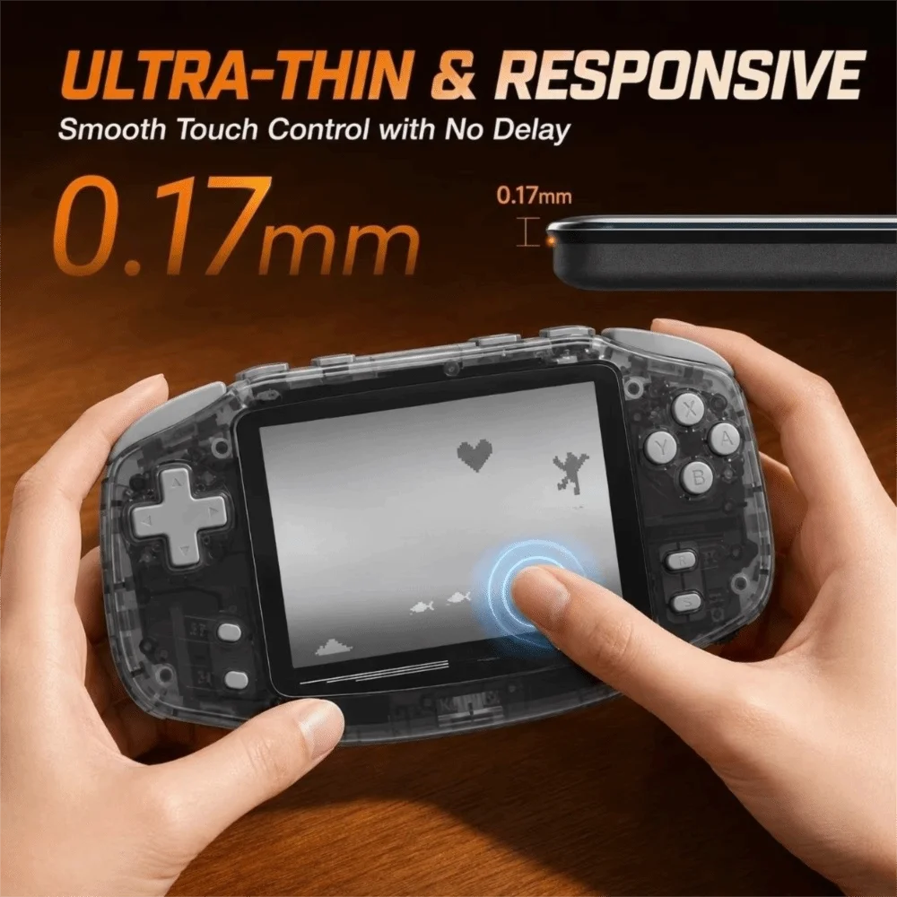 Tempered Glass Screen Protector Game Console Screen Protector Tempered Glass HD Clear Handheld Screen Protector Anti-Shatter
