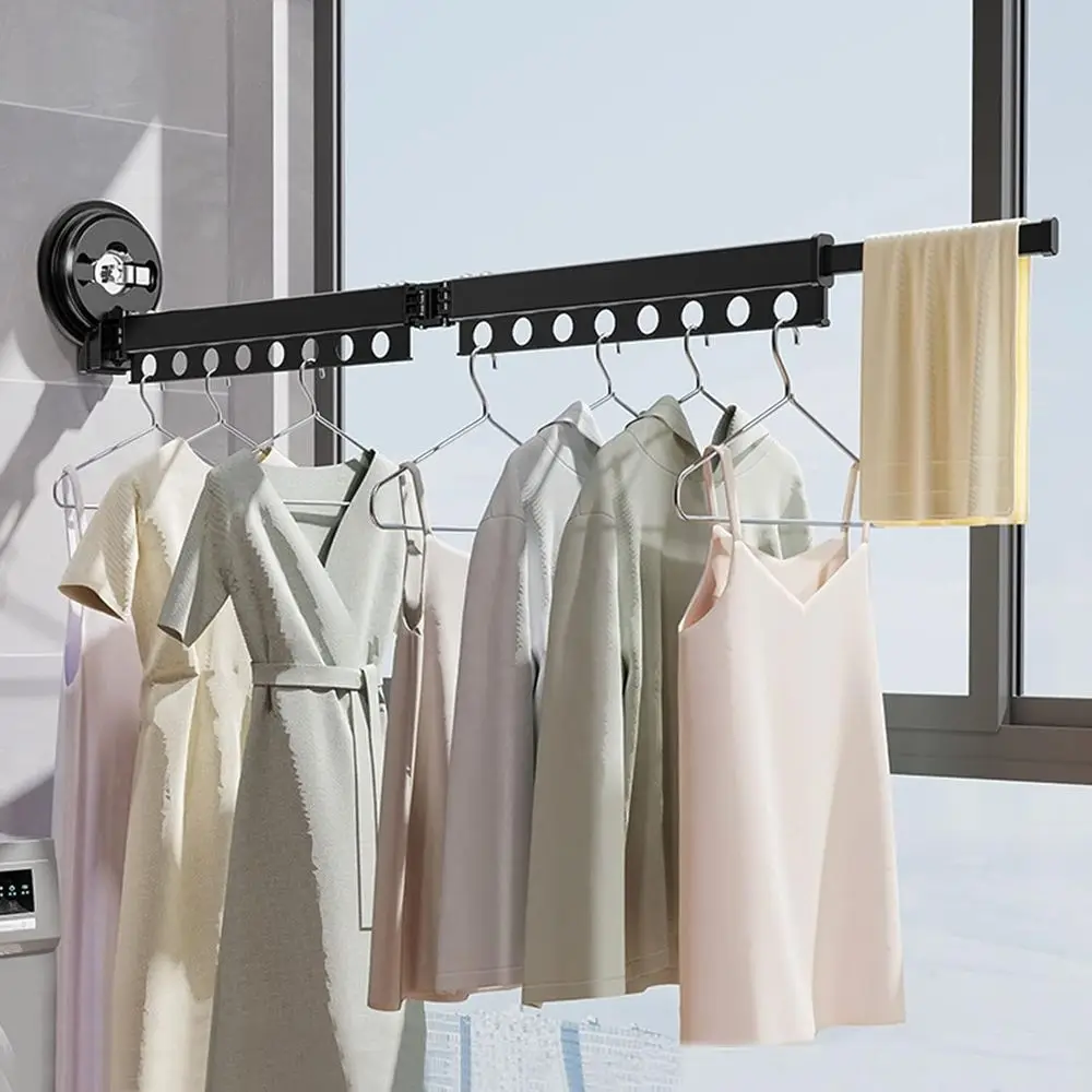 

Портативная домашняя сушилка для одежды с присоской, настенная компактная конструкция, вешалка для полотенец, доступна в Exble C